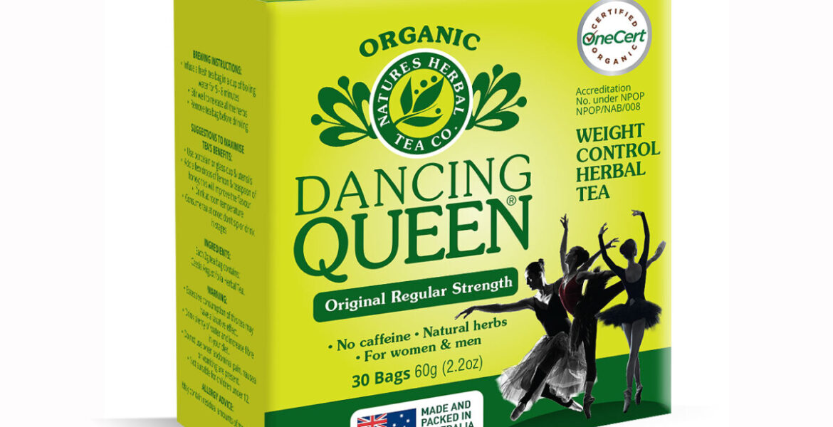 <b>Dancing Queen</b><br>Organic<br> Weight Control Herbal Tea <br> 30 Bags