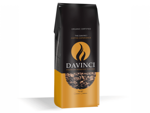 <b>Organic DaVinci Premium Coffee</b><br>Roasted Beans 1kg