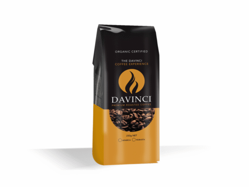 <b>Organic DaVinci Premium Coffee</b><br>Roasted Beans 250g
