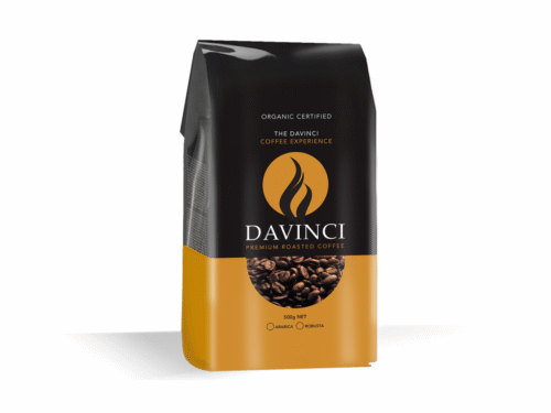 <b>Organic DaVinci Premium Coffee</b><br>Roasted Beans 500g