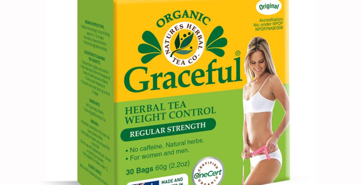 <b>Graceful</b><br>Organic <br> Weight Control Herbal Tea <br> 30 Bags