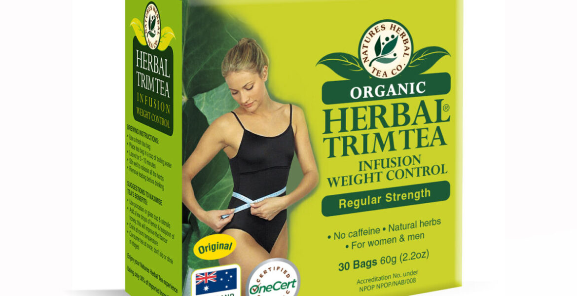 <b>Herbal Trim Infusion</b><br>Organic <br> Weight Control Herbal Tea<br>30 Bags