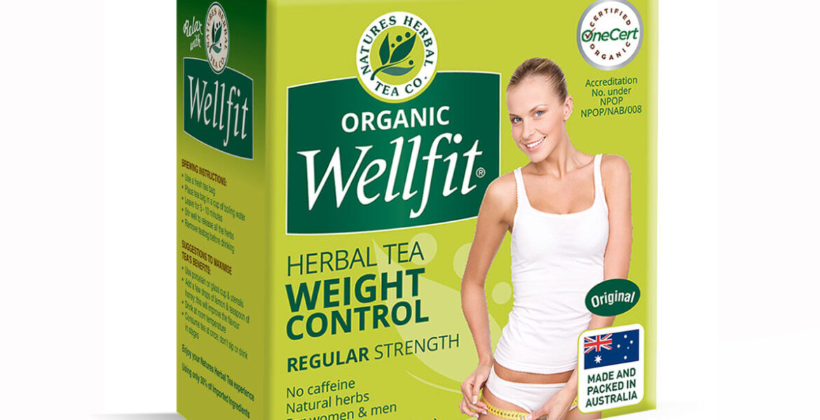<b>Wellfit</b><br>Organic <br> Weight Control Herbal Tea<br> 30 Bags