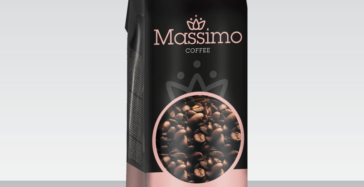 <b>Massimo Premium Coffee</b><br>Roasted Beans 1kg