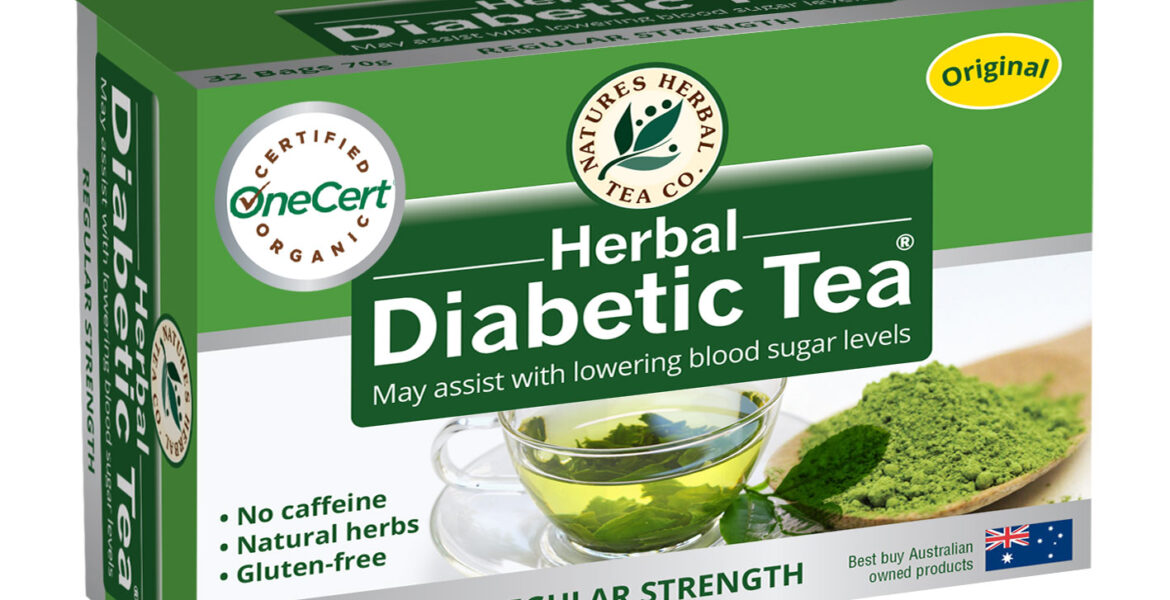 <b>Diabetic</b><br>Organic <br> Health Benefit Herbal Tea <br> 32 Bags