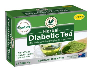 <b>Diabetic</b><br>Organic <br> Health Benefit Herbal Tea <br> 32 Bags