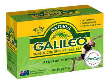 <b>Galileo</b><br>Organic <br> Weight Control Herbal Tea <br> 32 Bags