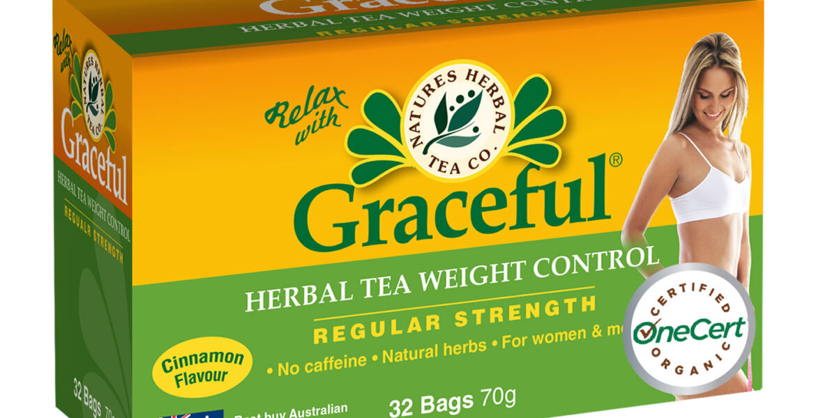 <b>Graceful</b><br>Organic <br> Weight Control Herbal Tea <br> 32 Bags
