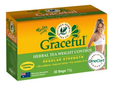 <b>Graceful</b><br>Organic <br> Weight Control Herbal Tea <br> 32 Bags