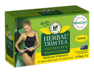 <b>Herbal Trim Infusion</b><br>Organic <br> Weight Control Herbal Tea <br> 32 Bags