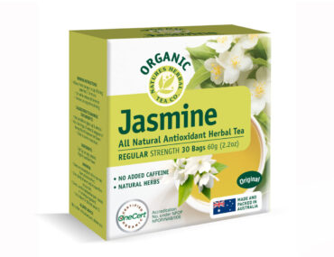 <b>Jasmine</b><br>Organic<br> Antioxidant Herbal Tea<br> 30 Bags