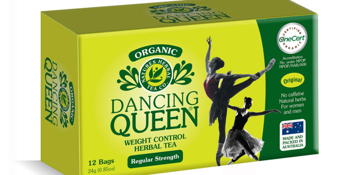 <b>Dancing Queen</b><br>Organic <br> Weight Control Herbal Tea <br> 12 Bags