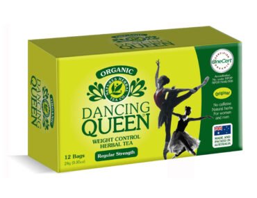 <b>Dancing Queen</b><br> Organic <br> Weight Control Herbal Tea <br> 12 Bags