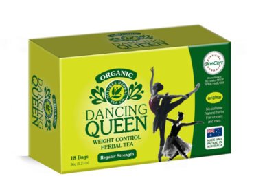 <b>Dancing Queen</b><br>Organic <br> Weight Control Herbal Tea <br> 18 Bags