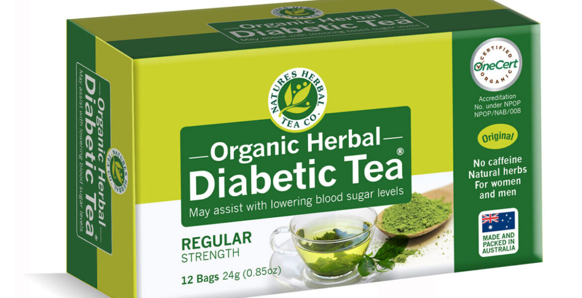 <b>Diabetic</b><br>Organic <br> Health Benefit Herbal Tea <br> 12 Bags