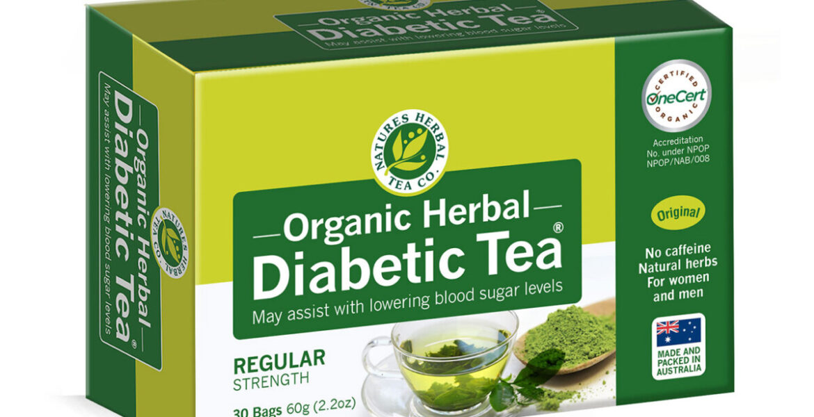 <b>Diabetic</b><br>Organic <br> Health Benefit Herbal Tea <br> 30 Bags