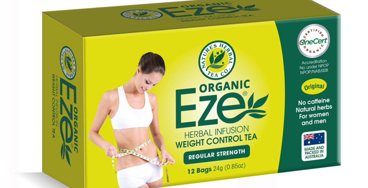 <b>Eze Herbal Infusion</b><br>Organic <br> Weight Control Herbal Tea <br> 12 Bags