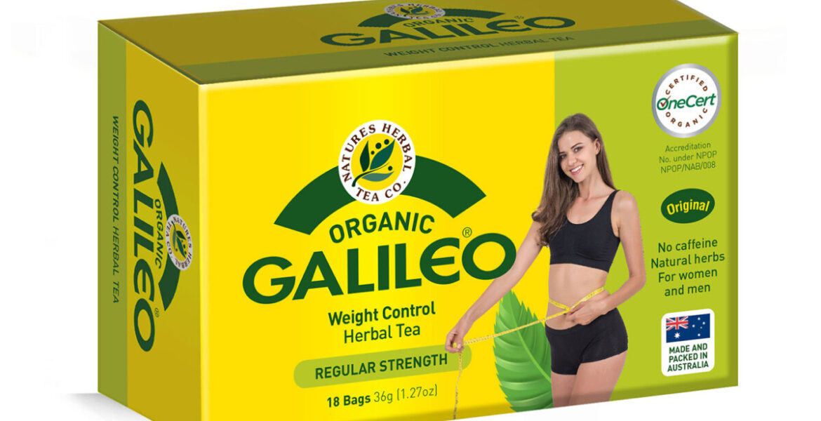 <b>Galileo</b><br>Organic <br> Weight Control Herbal Tea <br> 18 Bags