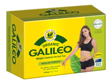 <b>Galileo</b><br>Organic <br> Weight Control Herbal Tea <br> 36 Bags