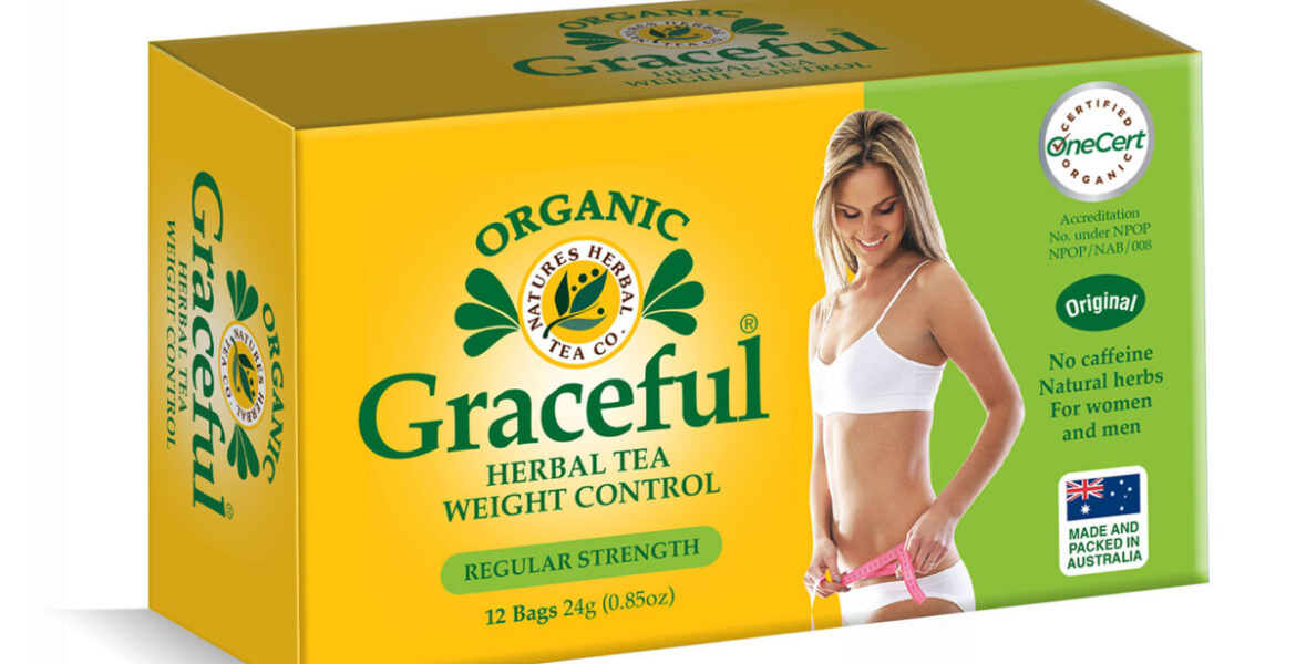 <b>Graceful</b><br>Organic <br> Weight Control Herbal Tea <br> 12 Bags