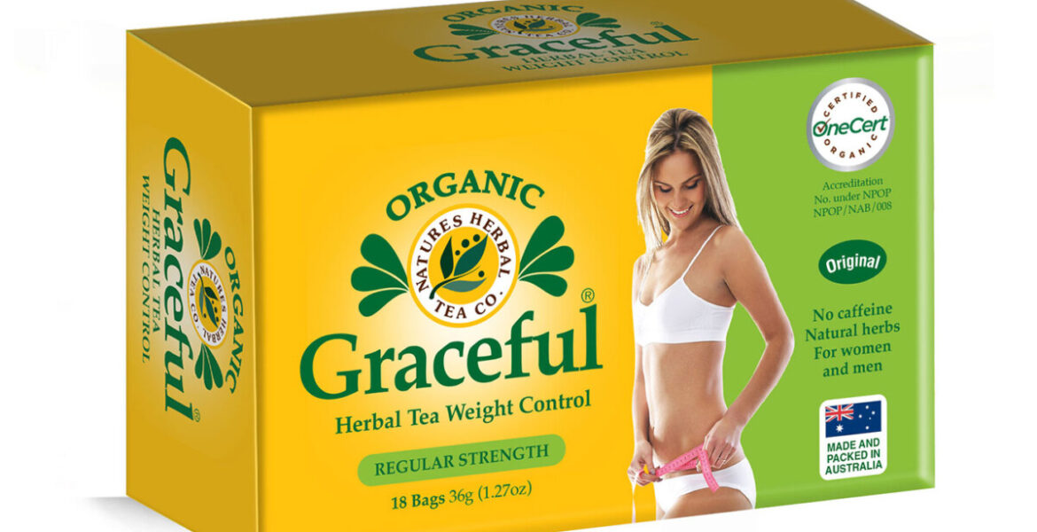 <b>Graceful</b><br>Organic <br> Weight Control Herbal Tea <br> 18 Bags