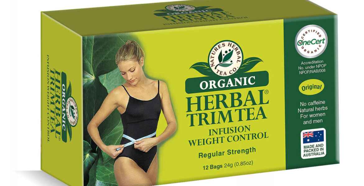 <b>Herbal Trim Infusion</b><br>Organic <br> Weight Control Herbal Tea <br> 12 Bags
