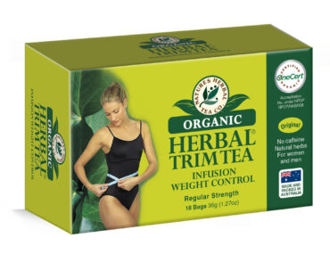 <b>Herbal Trim Infusion</b><br>Organic <br> Weight Control Herbal Tea <br> 18 Bags