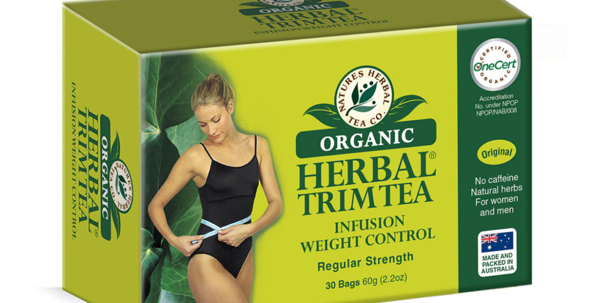 <b>Herbal Trim Infusion</b><br>Organic <br> Weight Control Herbal Tea <br> 30 Bags