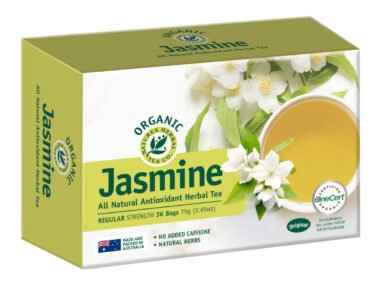 <b>Jasmine</b><br>Organic<br> Antioxidant Herbal Tea<br> 36 Bags