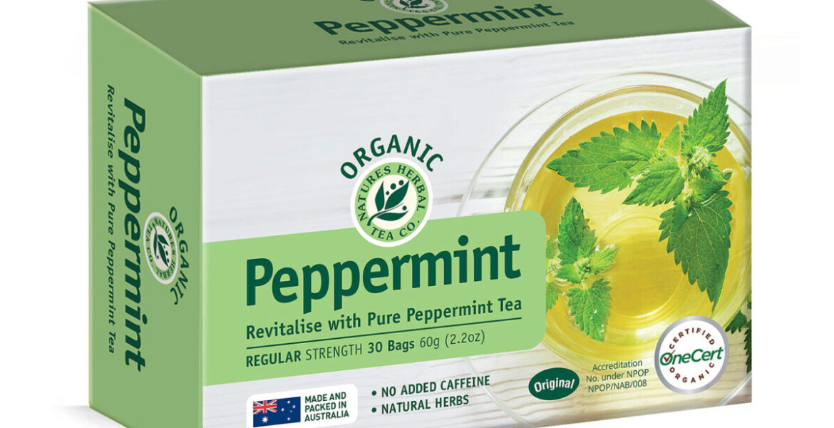 <b>Peppermint</b><br>Organic<br> Revitalise Herbal Tea<br> 30 Bags