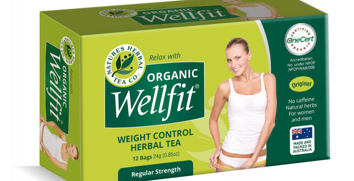 <b>Wellfit</b><br>Organic <br> Weight Control Herbal Tea<br> 12 Bags