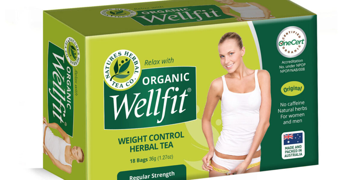 <b>Wellfit</b><br>Organic <br> Weight Control Herbal Tea <br> 18 Bags
