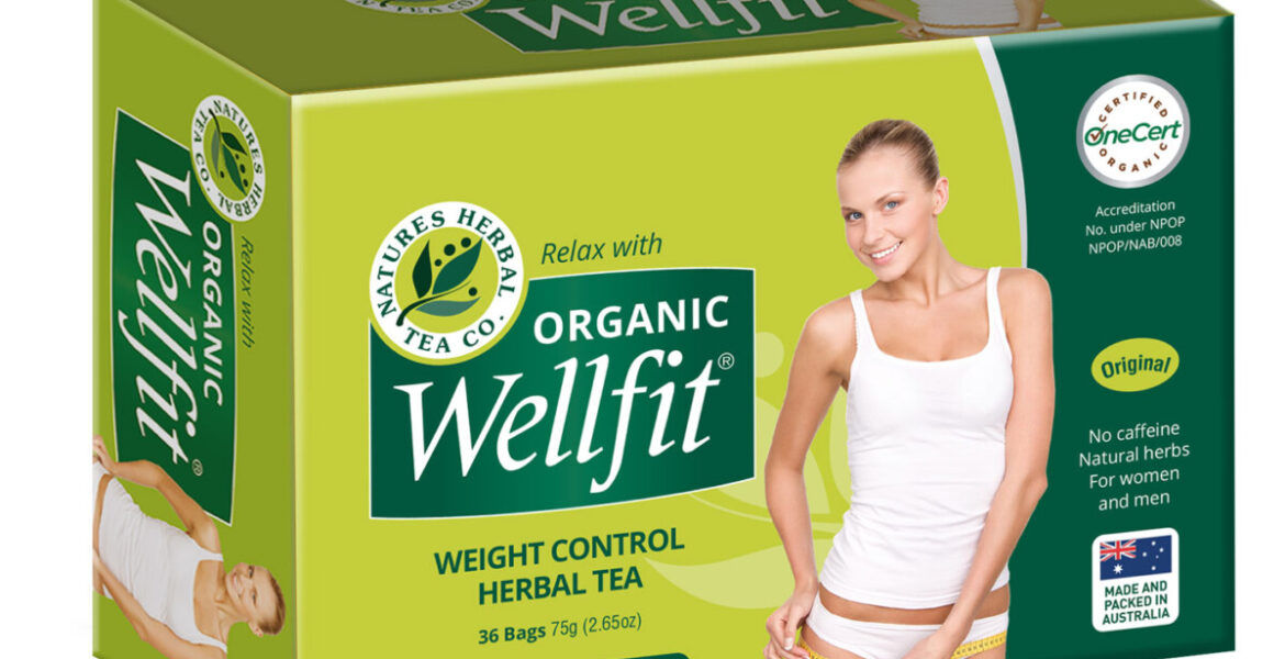 <b>Wellfit</b><br>Organic <br> Weight Control Herbal Tea <br> 36 Bags